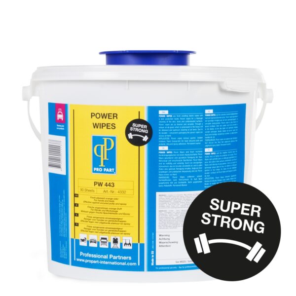 Seau Power Wipes